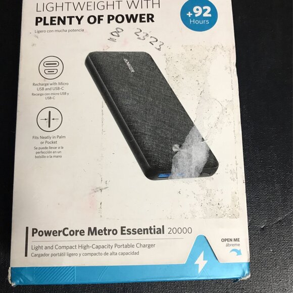 Anker - PowerCore Metro 20,000 mAh Portable Charger - Dark Gray - Picture 7 of 7
